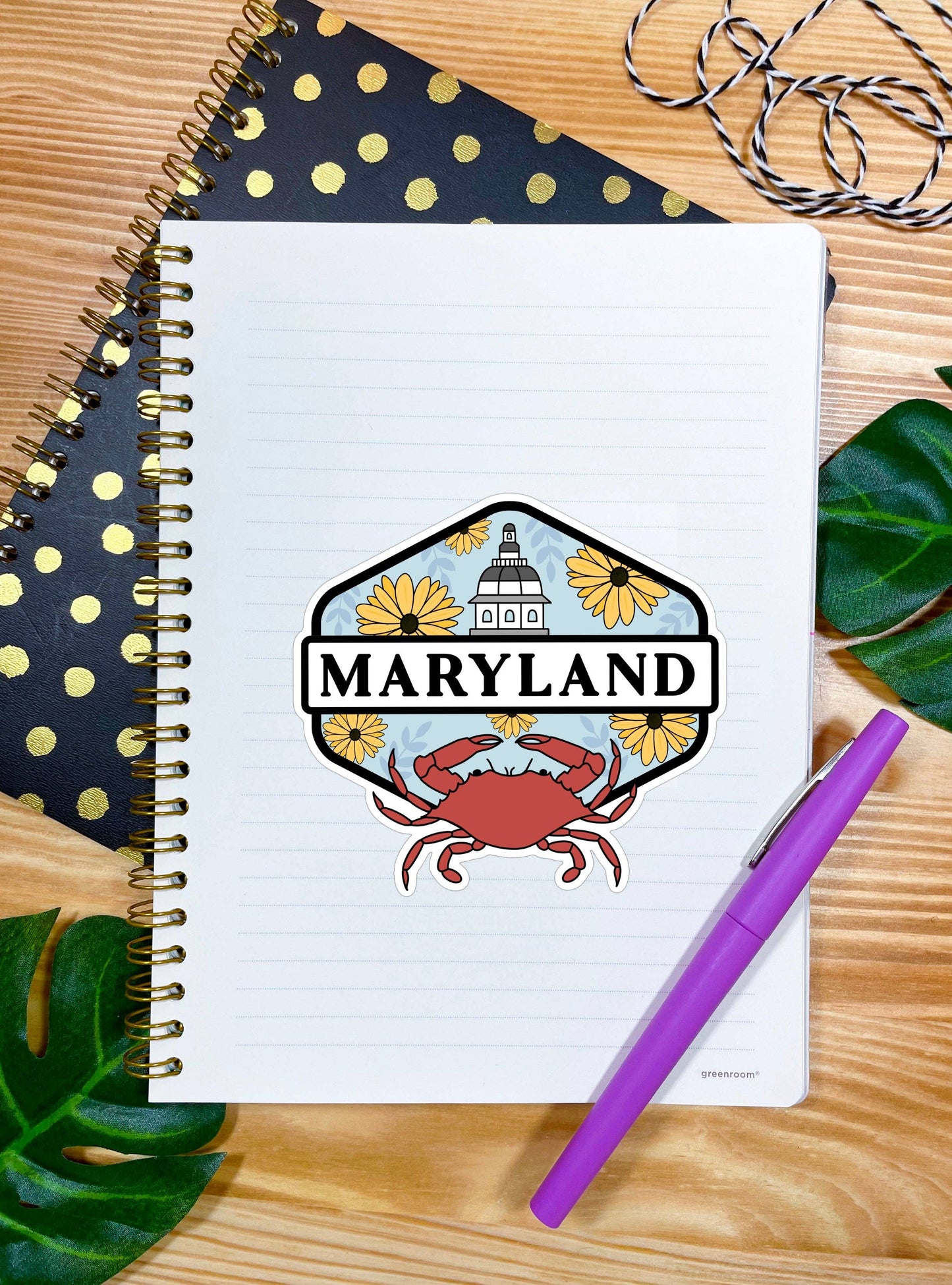 Jami Creates - Maryland State Capital Sticker