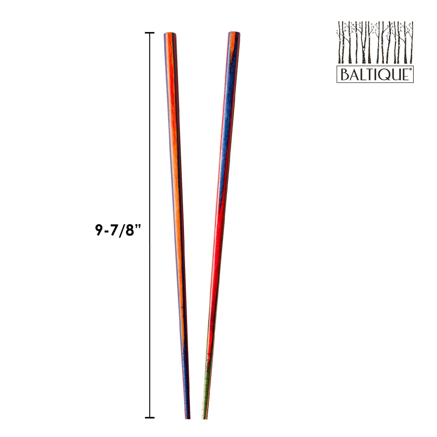 Totally Bamboo - Baltique® Marrakesh Collection Reusable Chopsticks, 4 Pairs