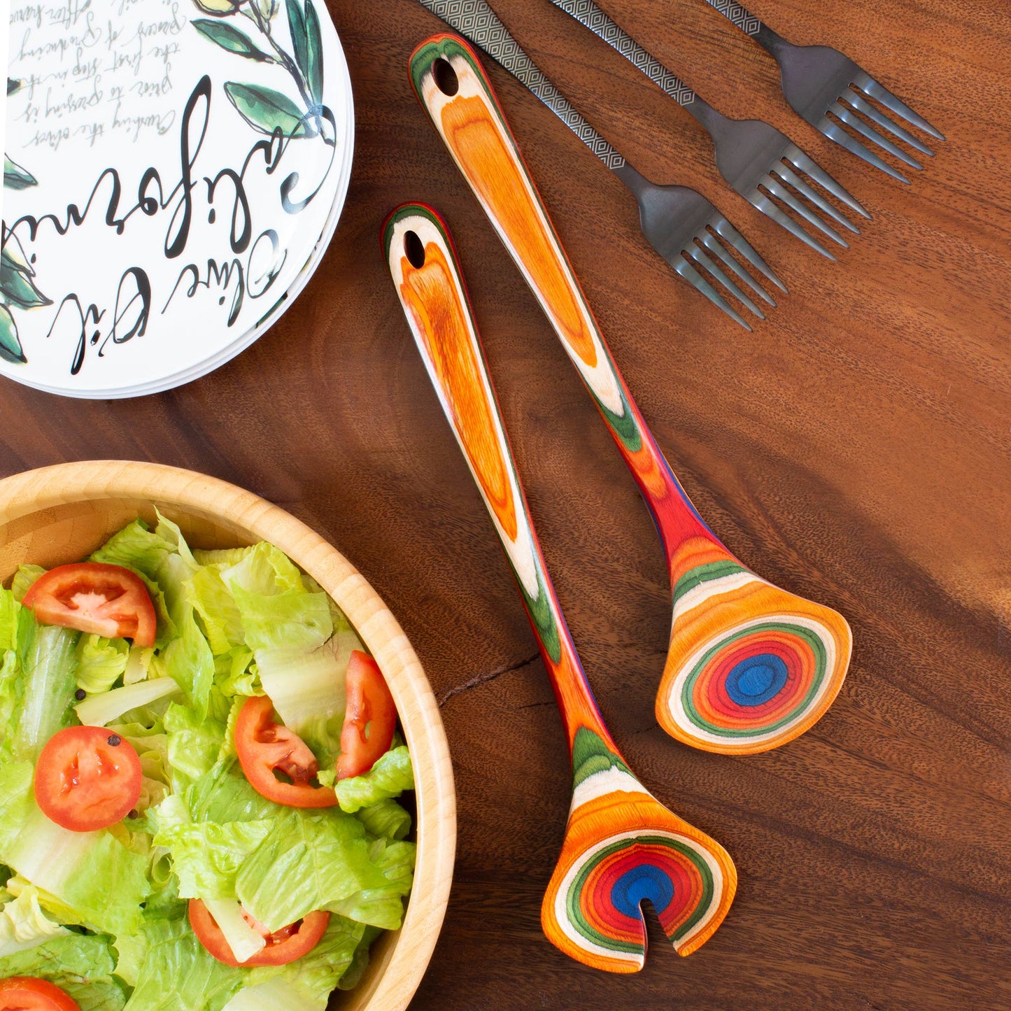 Totally Bamboo - Baltique® Marrakesh Collection Salad Serving Utensil Set