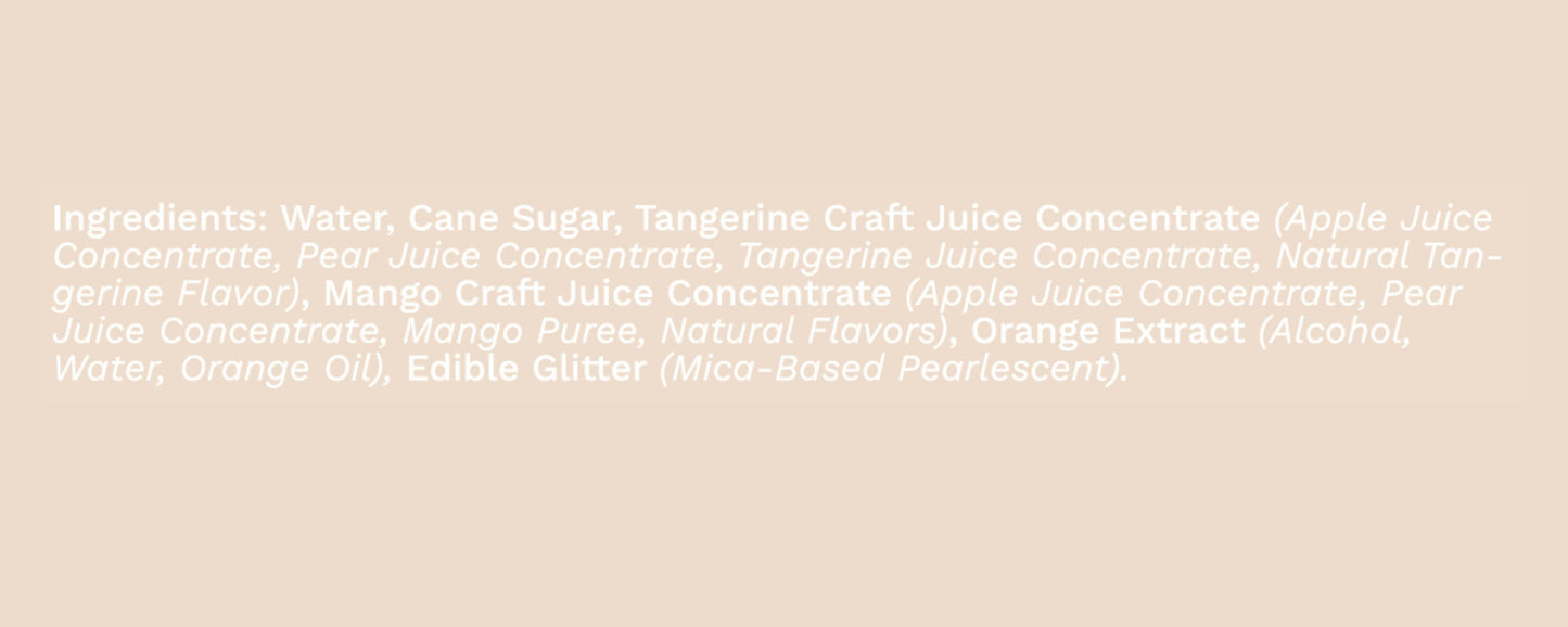 Wood Stove Kitchen - Glitter Mimosa Mixer, 16 fl oz
