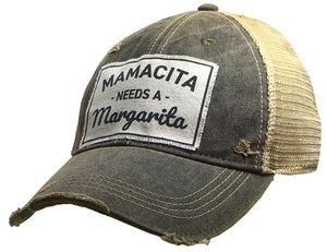 Vintage Life - Mamacita Needs A Margarita Trucker Hat Baseball Cap