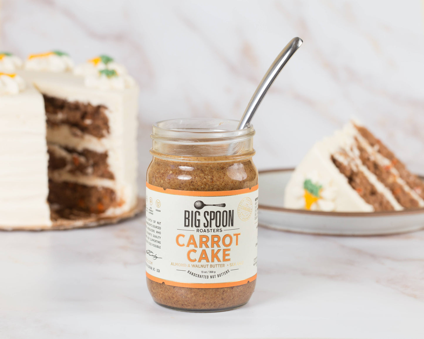 Big Spoon Roasters - Carrot Cake Almond & Walnut Butter: 3oz Jar