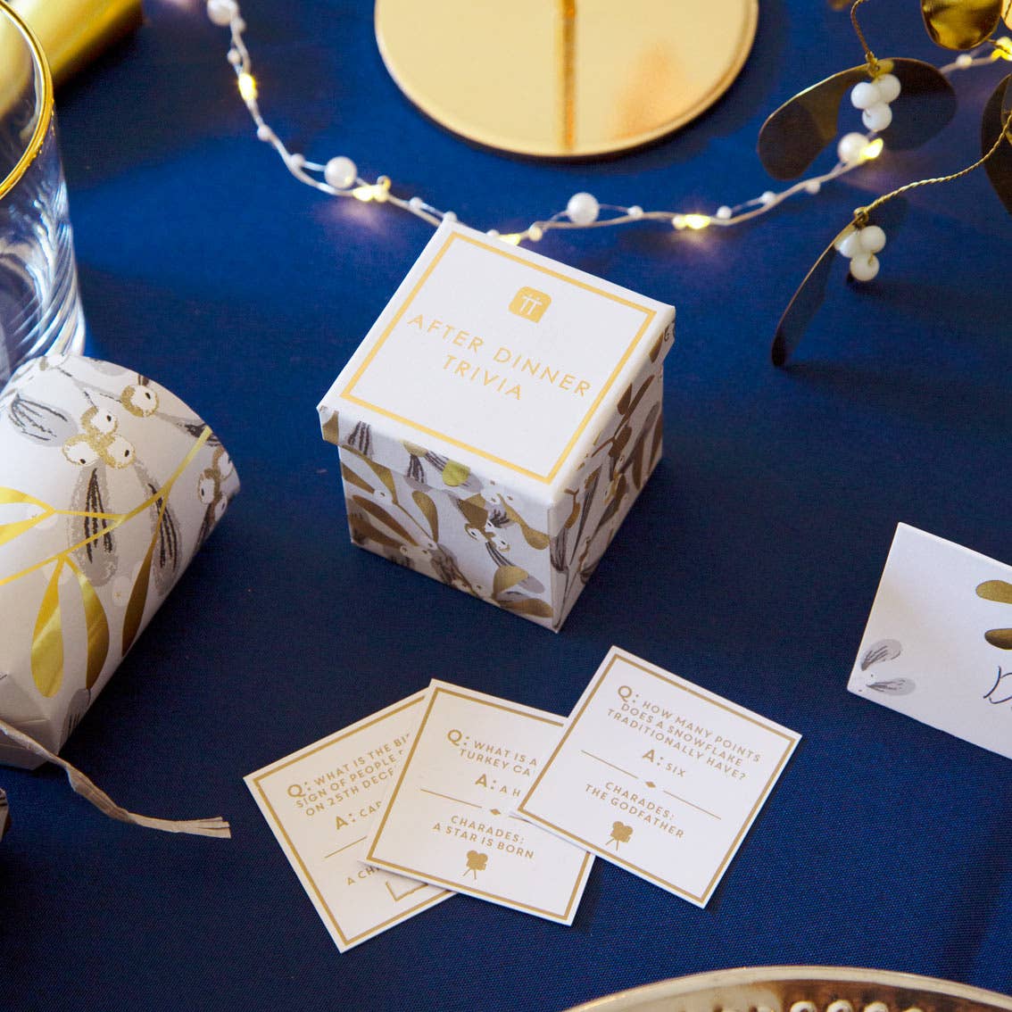 Talking Tables - After Dinner Christmas Trivia & Charades Game Stocking Stuffers