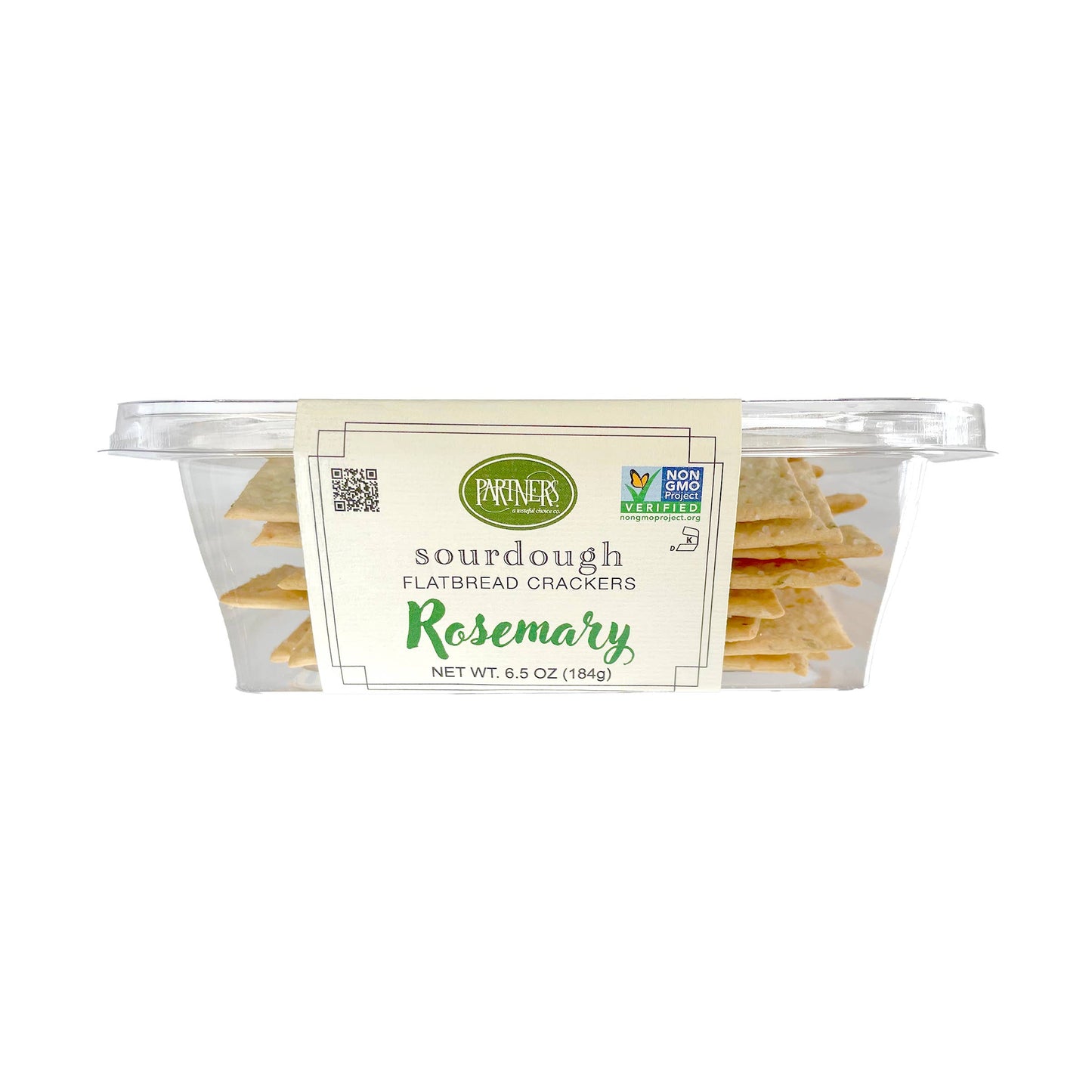 Partners Crackers - Partners Sourdough Rosemary Flatbread Crackers