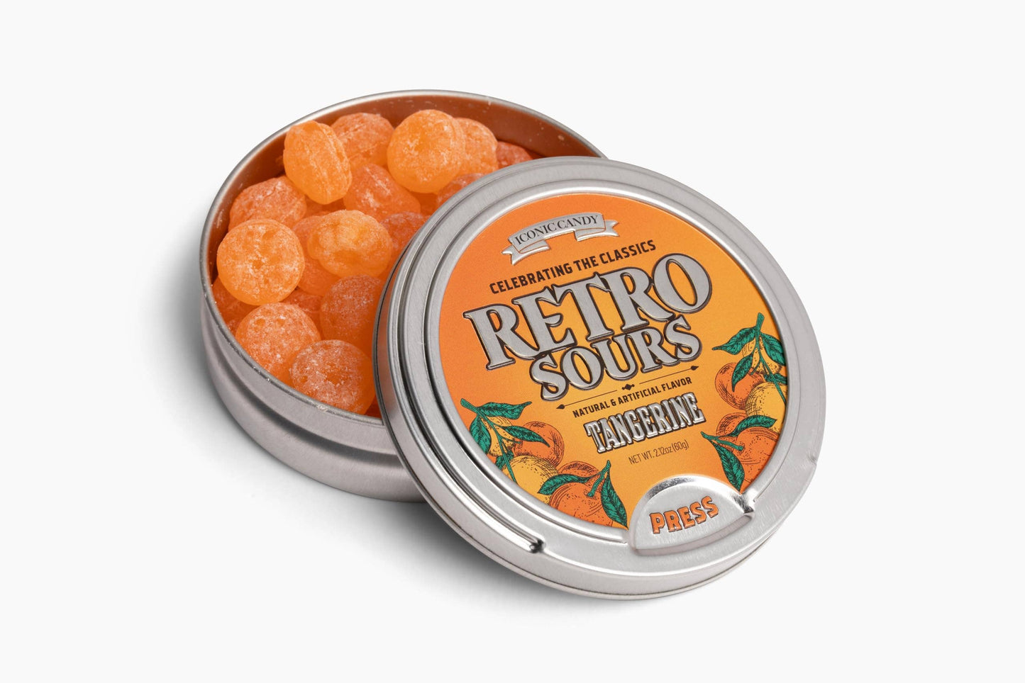 Retro Sours Tangerine Tins