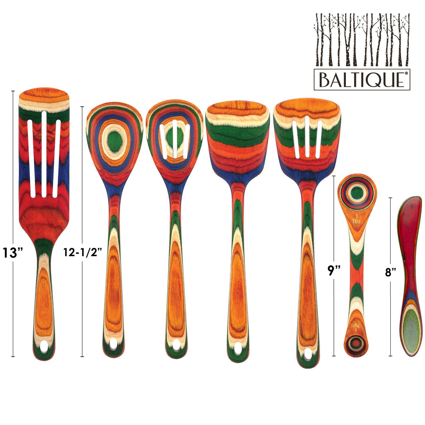 Totally Bamboo - Baltique® Marrakesh 7-Pc. Cooking Utensil Set