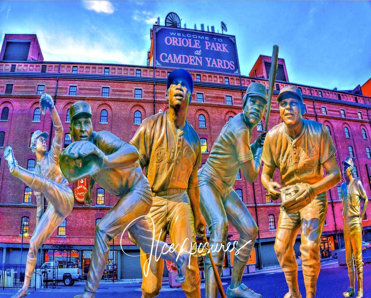 Jeff Cohen 5x7 Unframed Camden Yards Hall Of Fame Statue