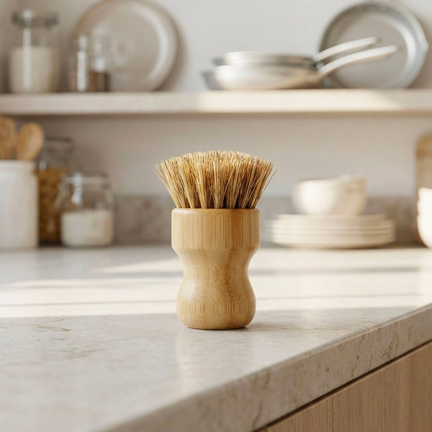 Bamboo Pot Scrubber | Kitchen | Faire Market Bestseller