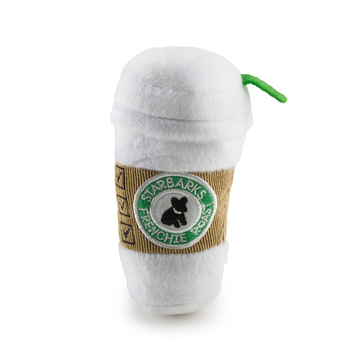 Haute Diggity Dog - Starbarks Coffee Cup W/ Lid Squeaker Dog Toy: XL