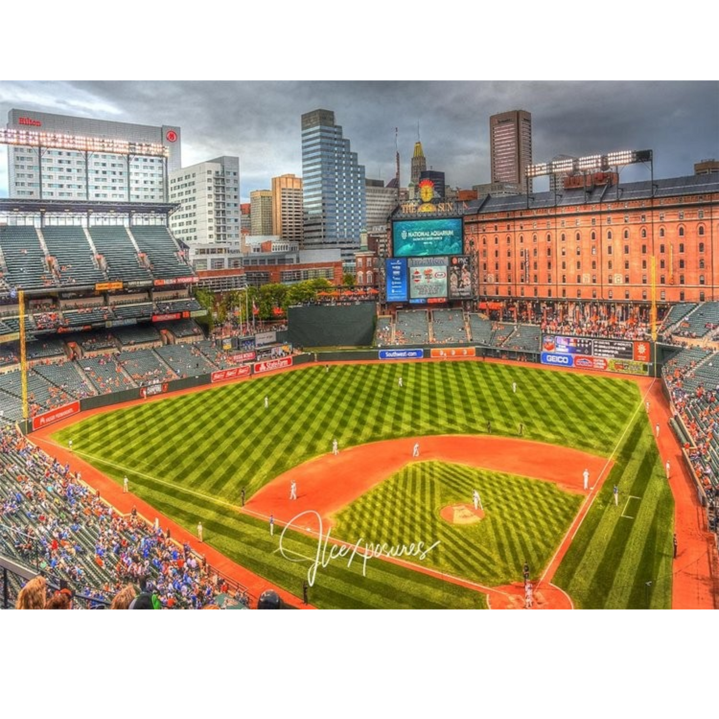 Jeff Cohen 16x20 Unframed Prints Camden Yards Inside Stadium