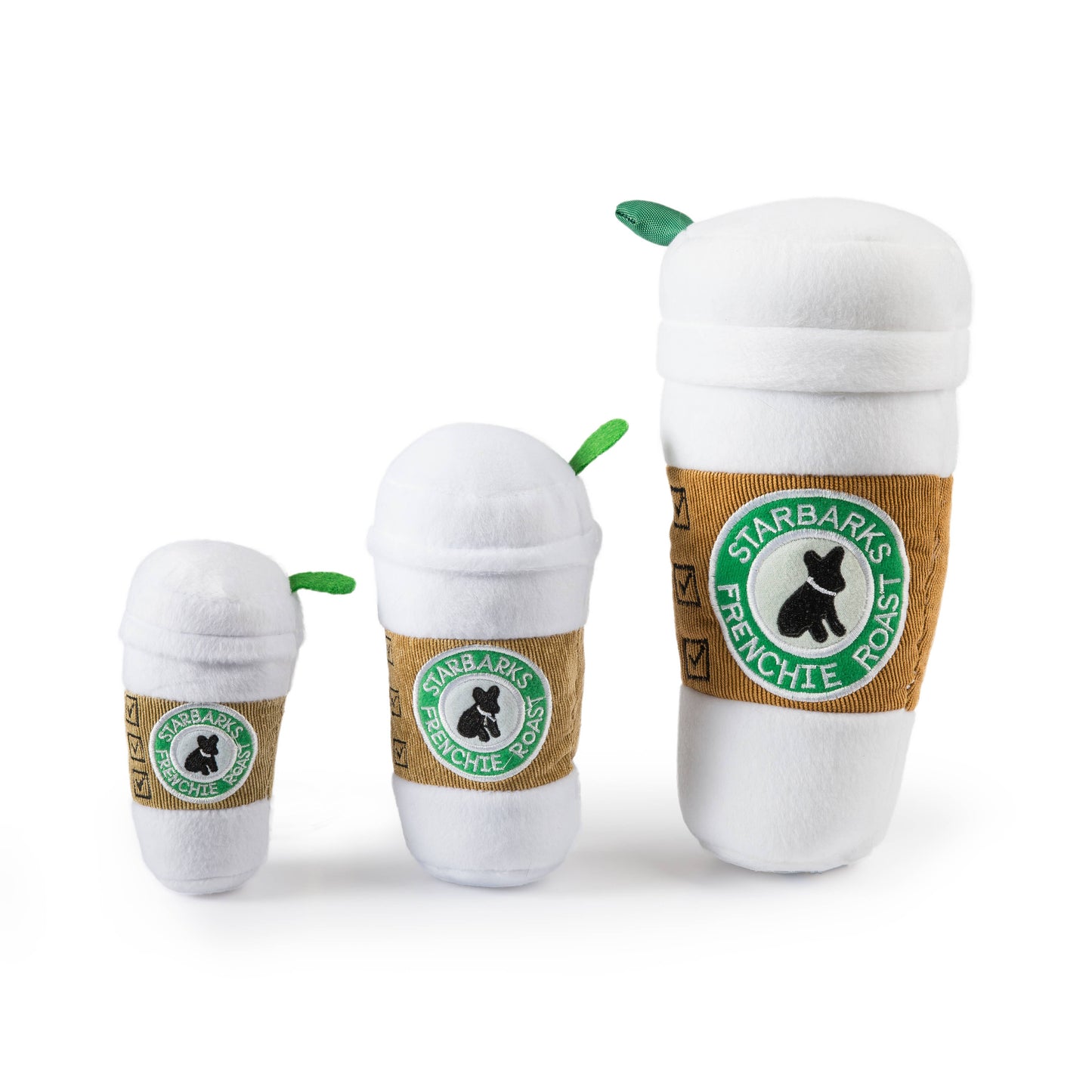 Haute Diggity Dog - Starbarks Coffee Cup W/ Lid Squeaker Dog Toy: XL