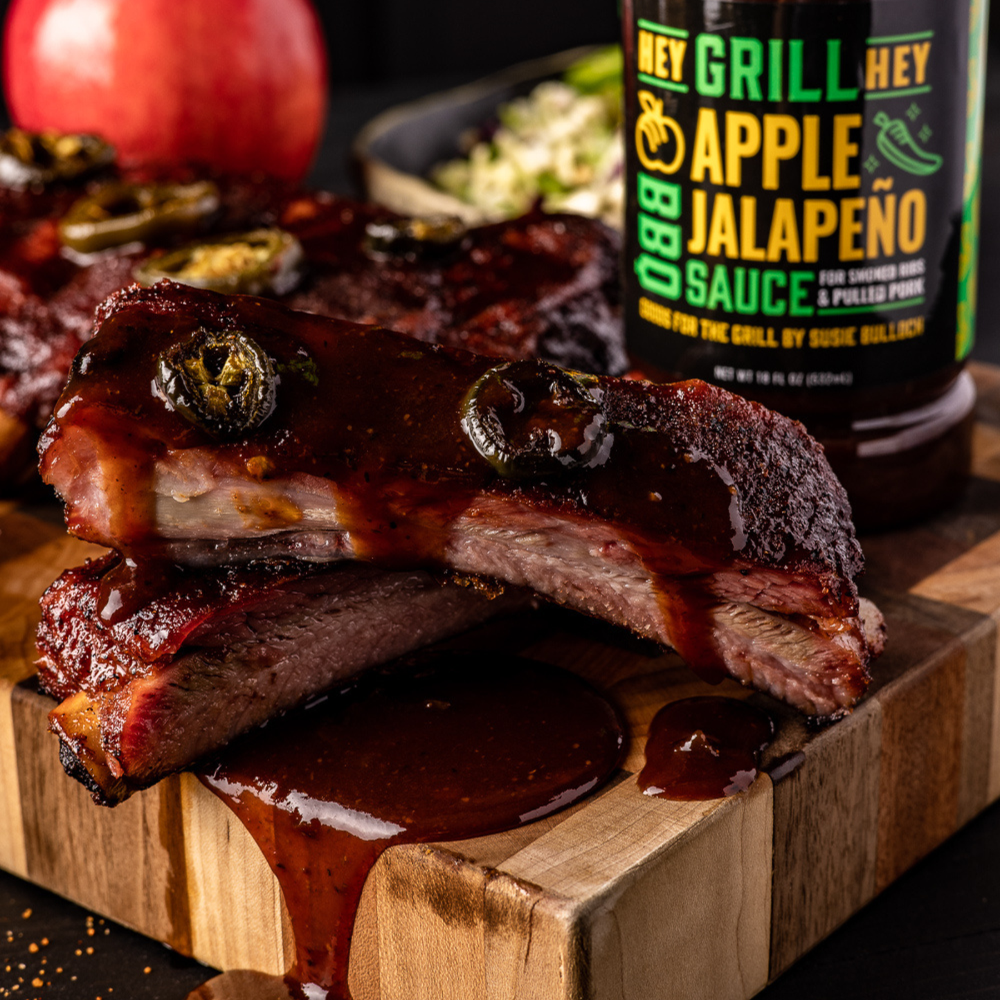 Hey Grill Hey - Apple Jalapeño BBQ Sauce: 16oz