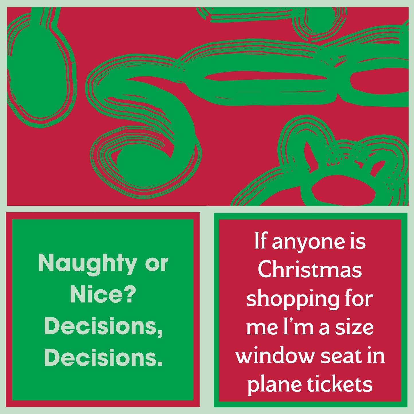 Drinks on Me - NAPKIN XMAS Window Seat Cocktail Napkins