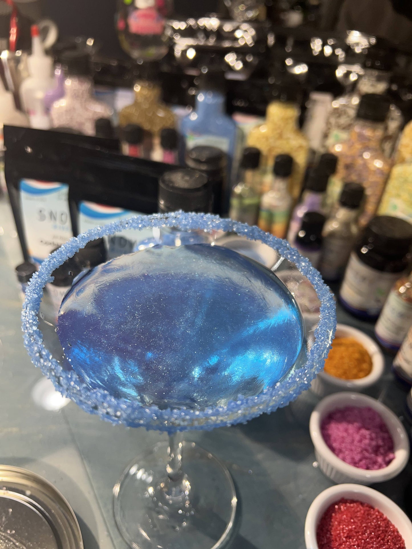 Ultimate Baker - Snowy River Cocktail Glitter Sky Blue