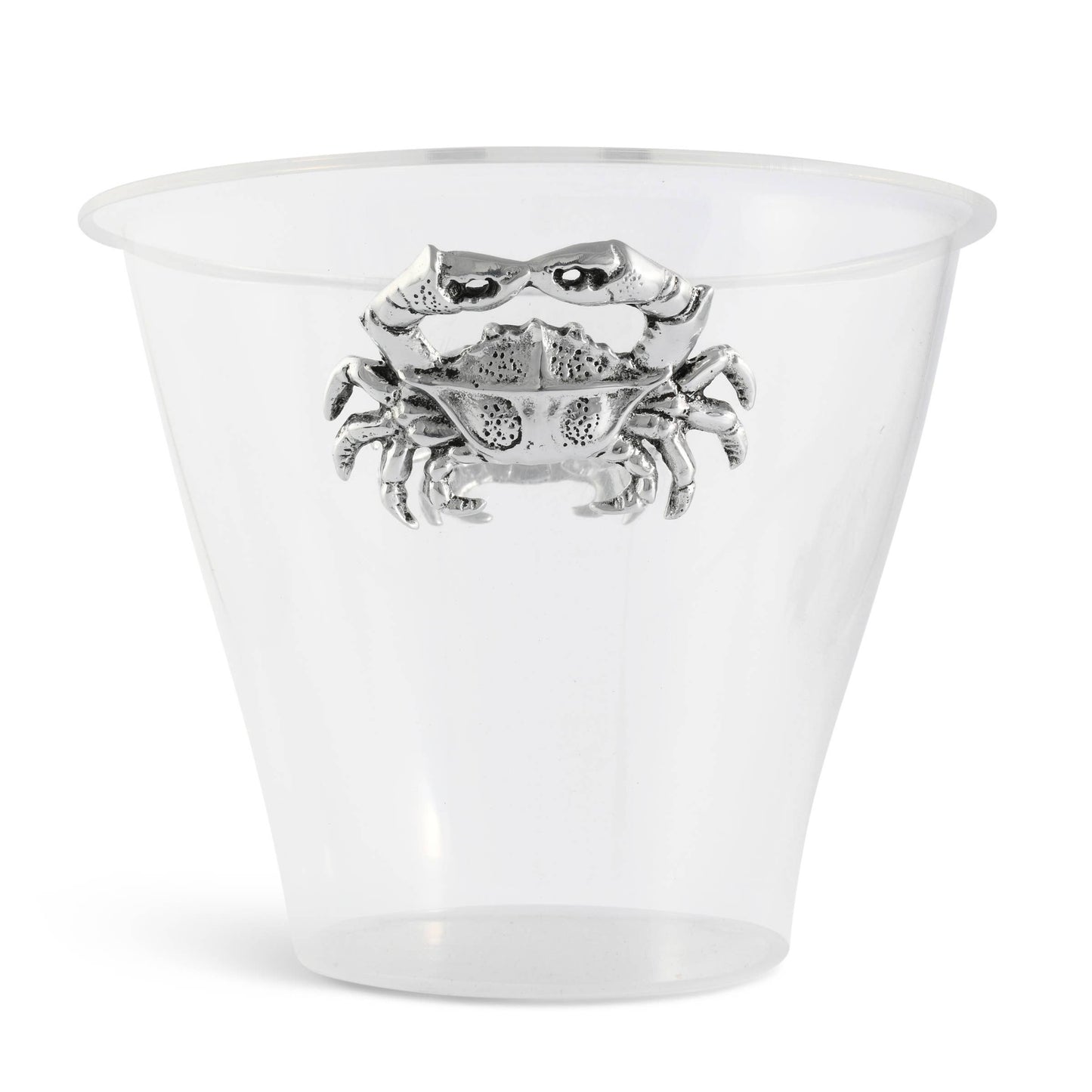 Arthur Court - Crab Handle Acrylic Ice Bucket