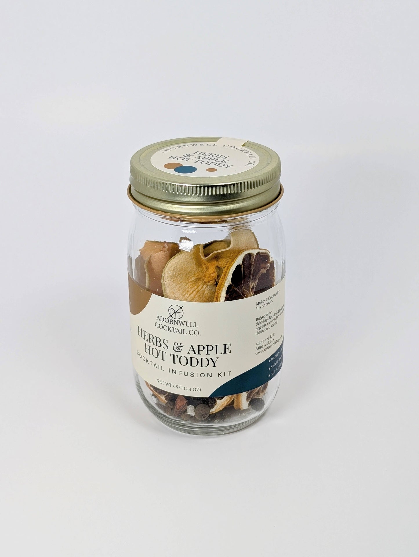Adornwell Cocktail Co. Herbs & Apple Hot Toddy Infusion Kit