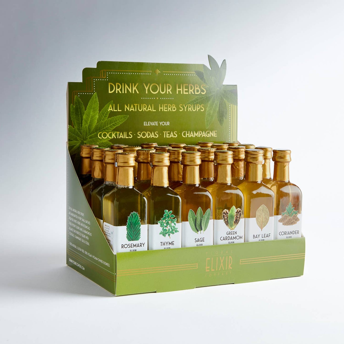 Floral Elixir Co. | Drink Your Herbs! Herb Elixir Individual Syrups