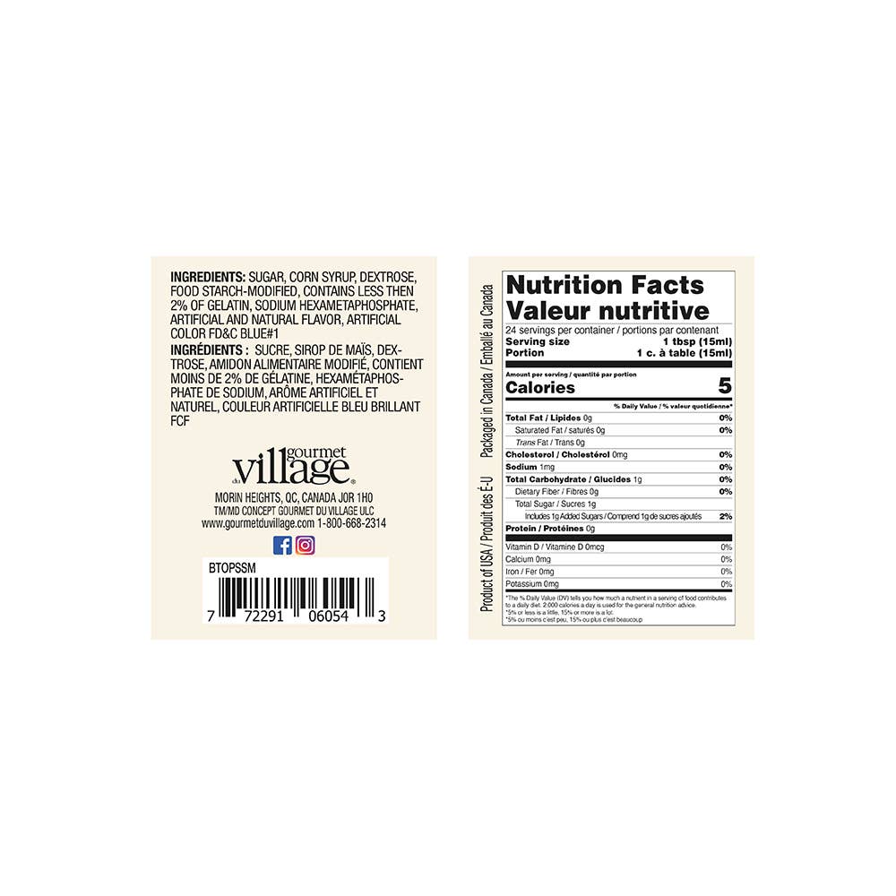 Gourmet du Village – Hot Chocolate Topping Snowman Mini Dehydrated Marshmallows (34g)