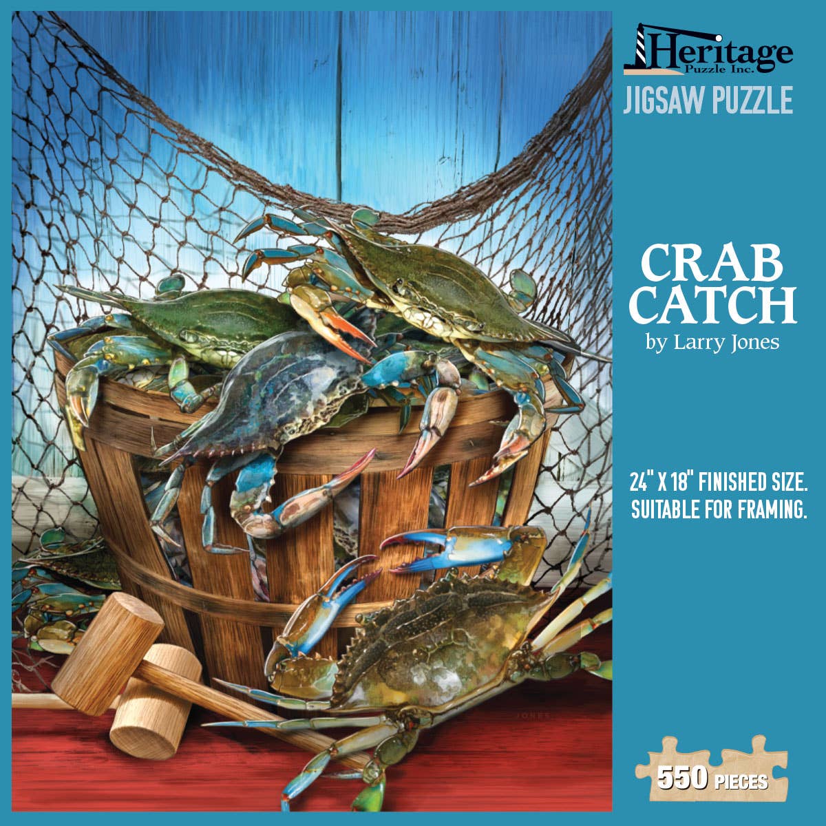 Heritage Puzzle - Crab Catch 550 piece Puzzle