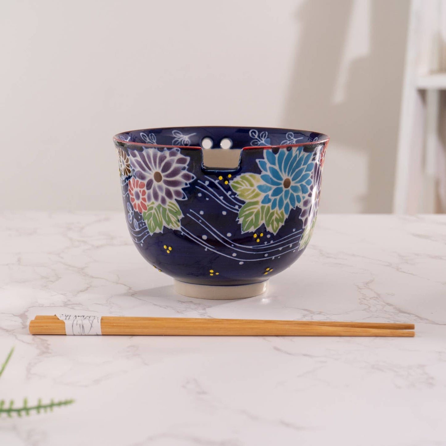 Flora Mix Bowl With Chopsticks Set