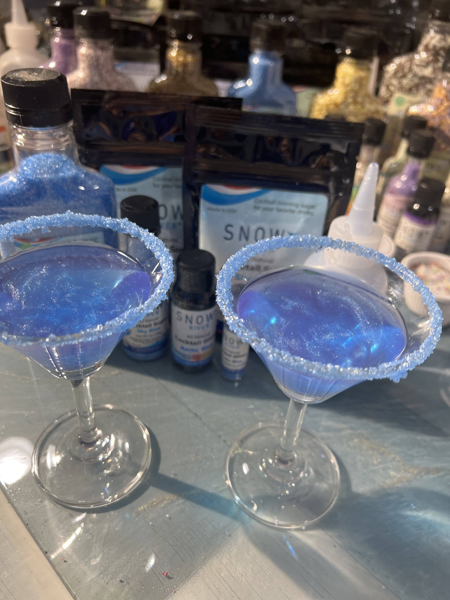 Ultimate Baker - Snowy River Cocktail Glitter Sky Blue