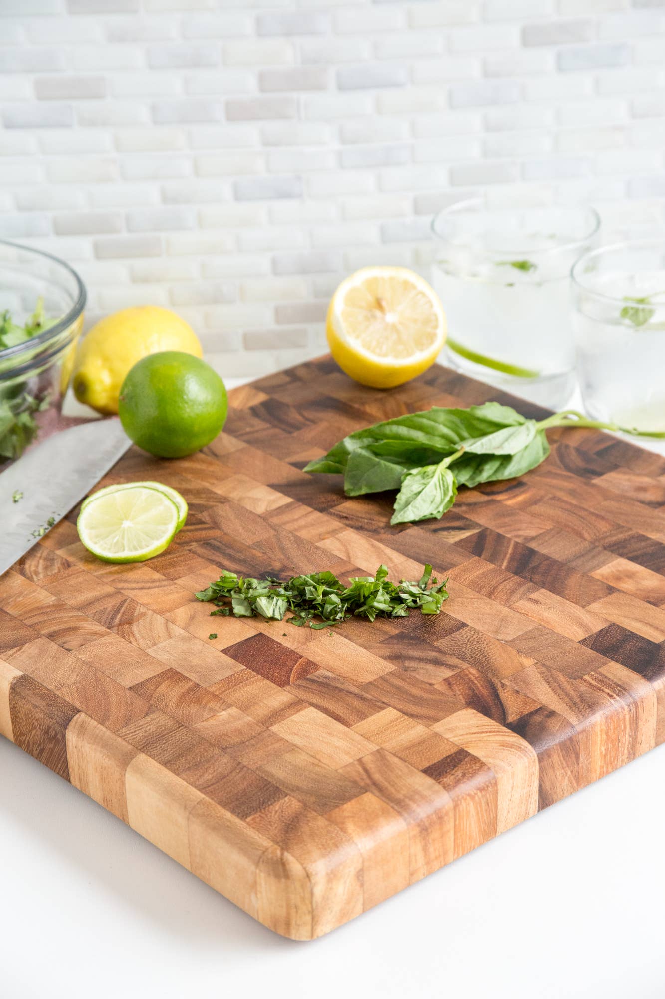 Fox Run Brands - Ironwood Square End Grain Chef's Board, 14"