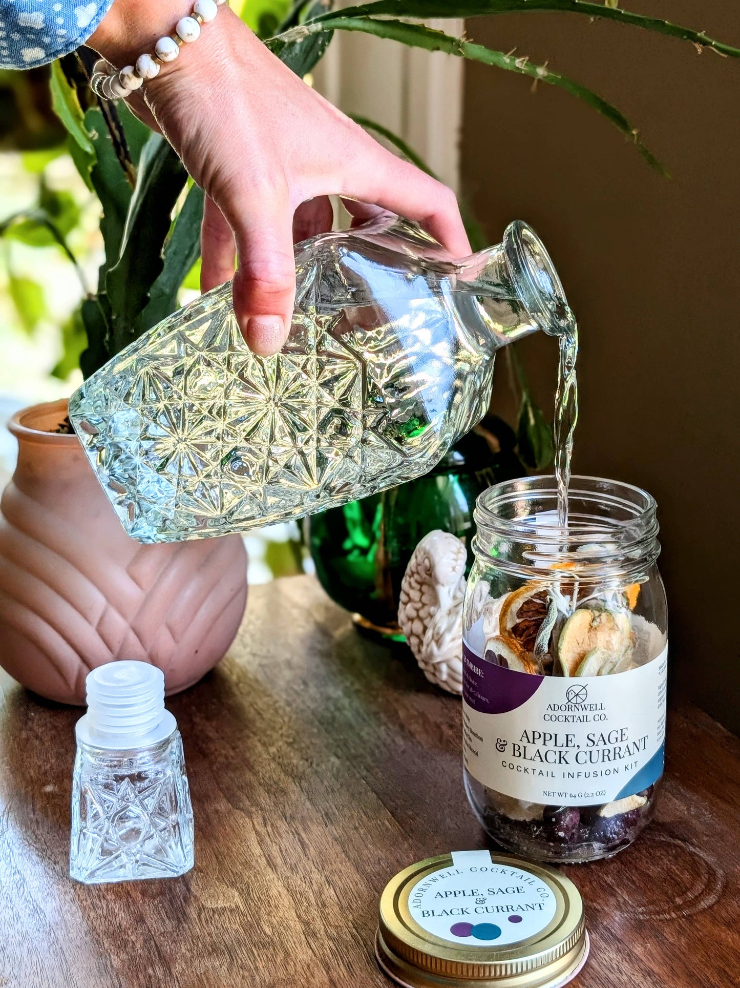 Adornwell Cocktail Co. - Apple, Sage & Black Currant Cocktail Infusion Kit