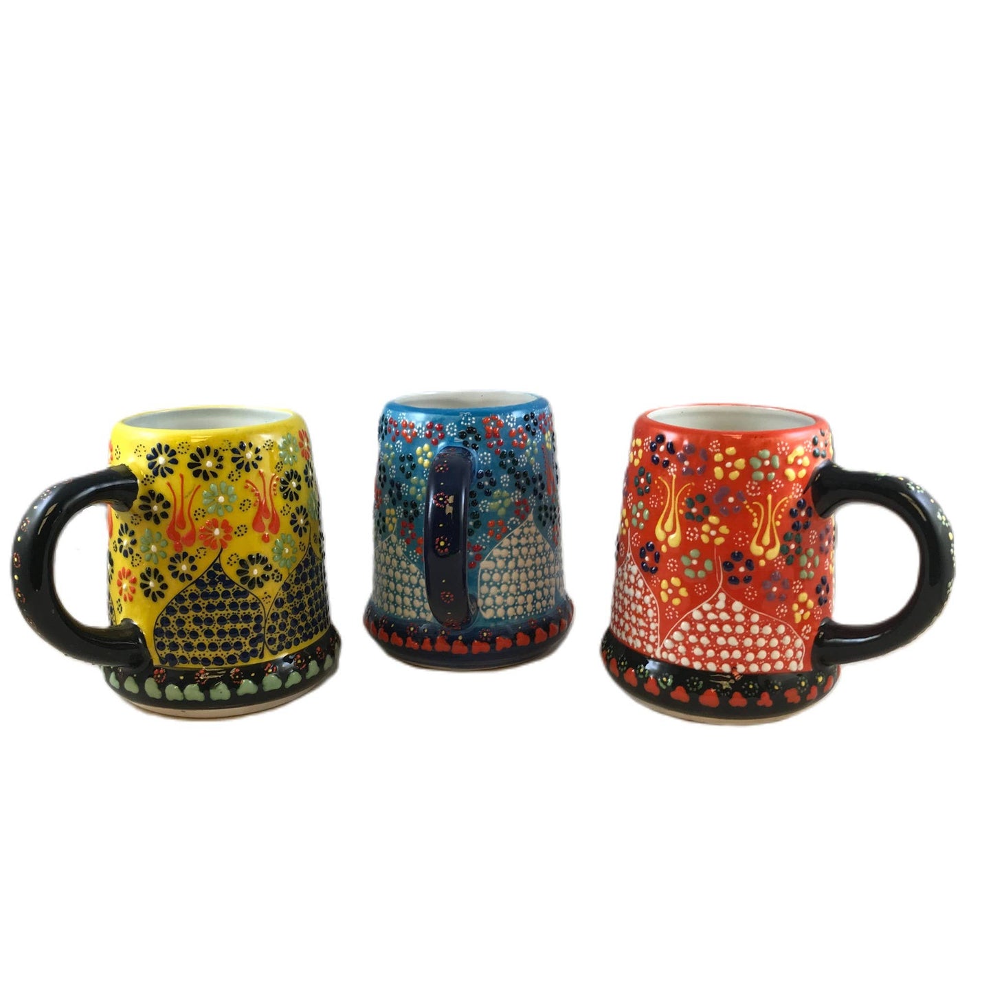 Import Corner - 39933: CERAMIC EMBOSSED PINT STEIN