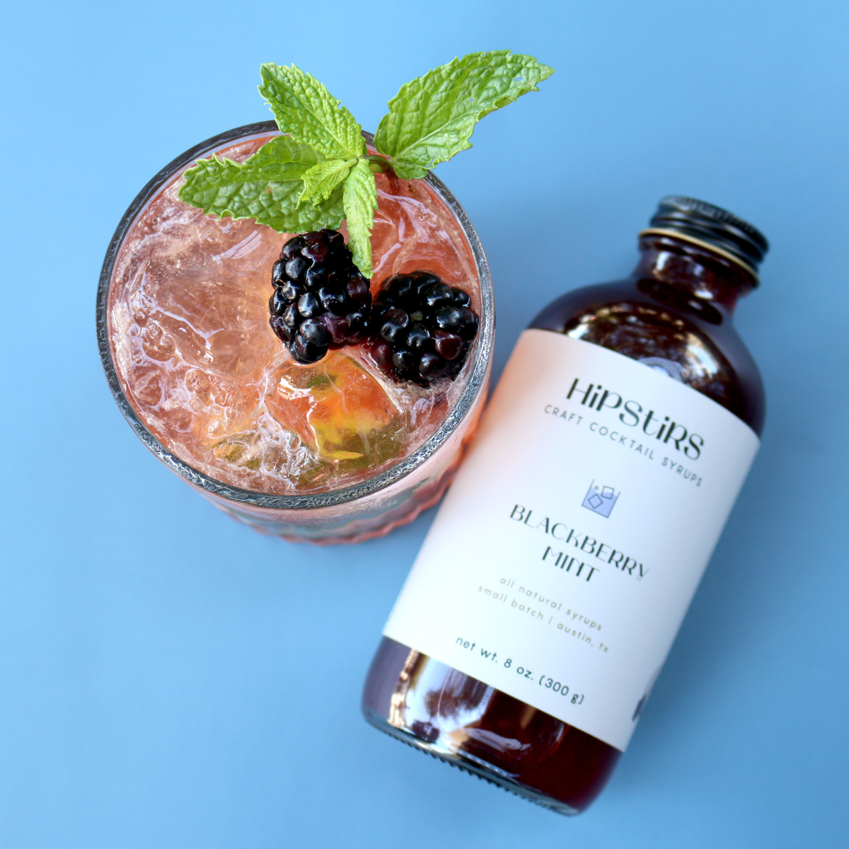 Liquid Alchemist Syrups - HipStirs Blackberry Mint Cocktail Syrup