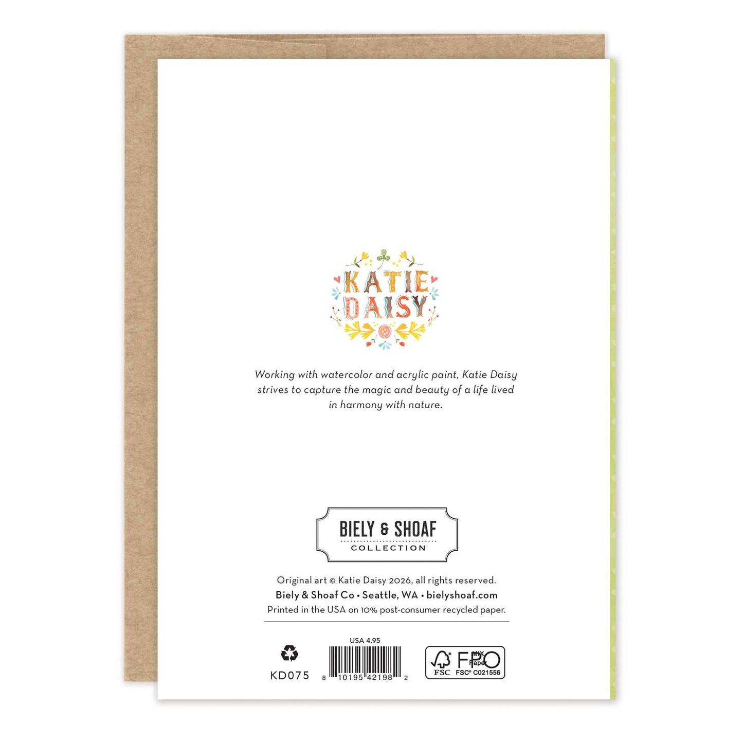 Garden Welcome Sweet Baby Card