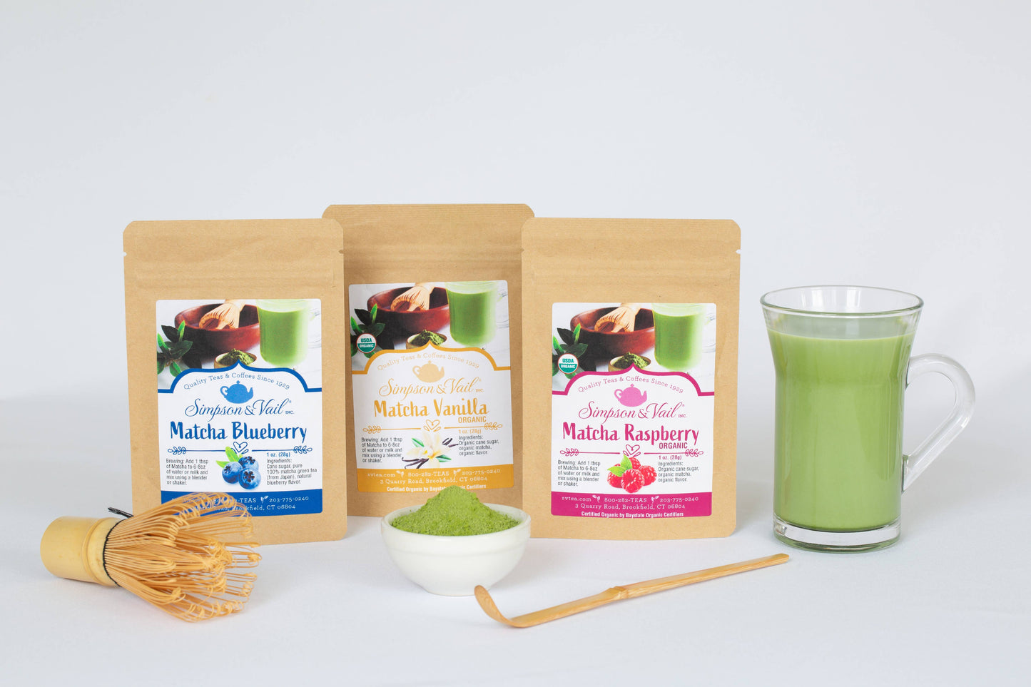 Matcha Powdered Green Tea - Vanilla, Organic: 1OZ