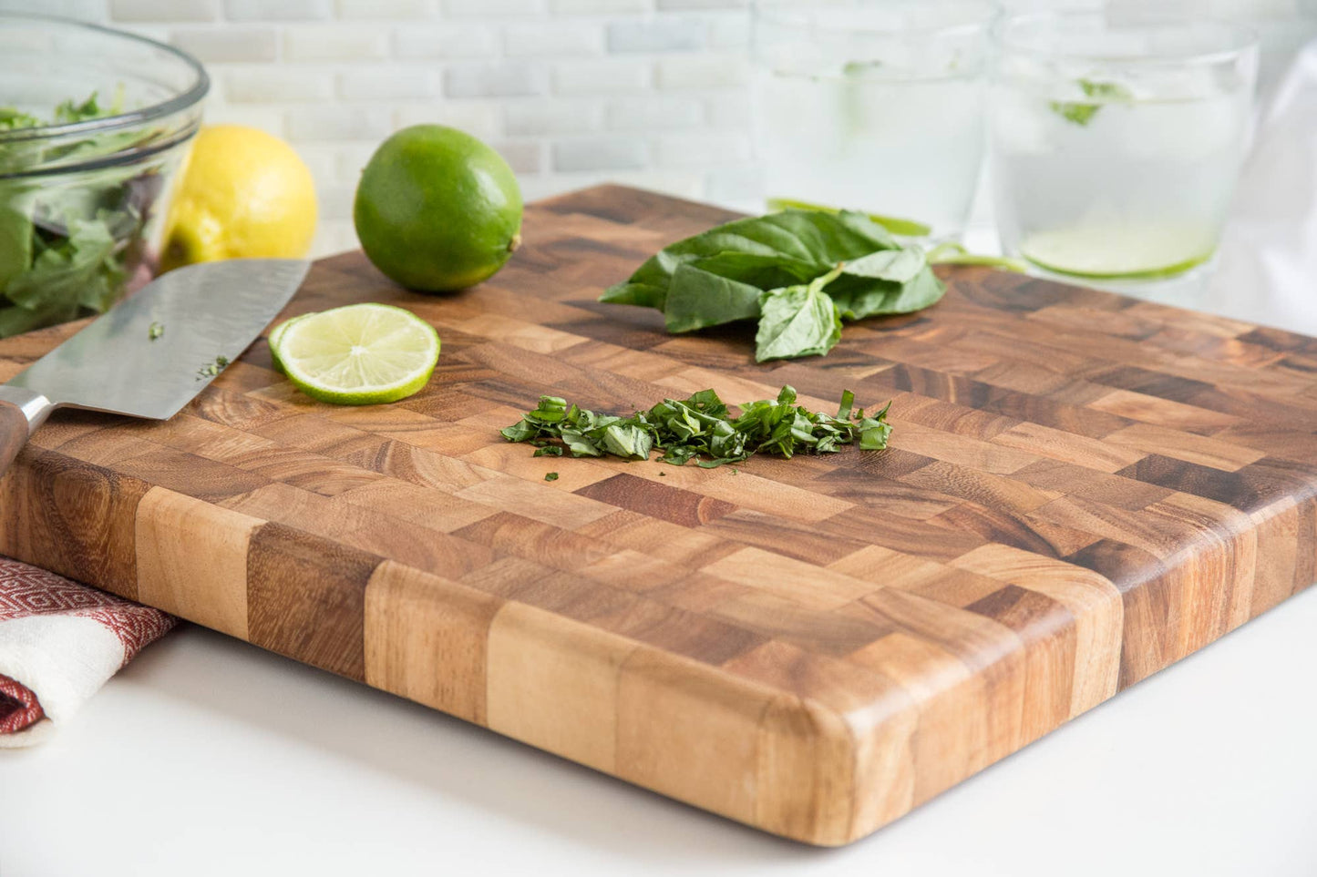 Fox Run Brands - Ironwood Square End Grain Chef's Board, 14"