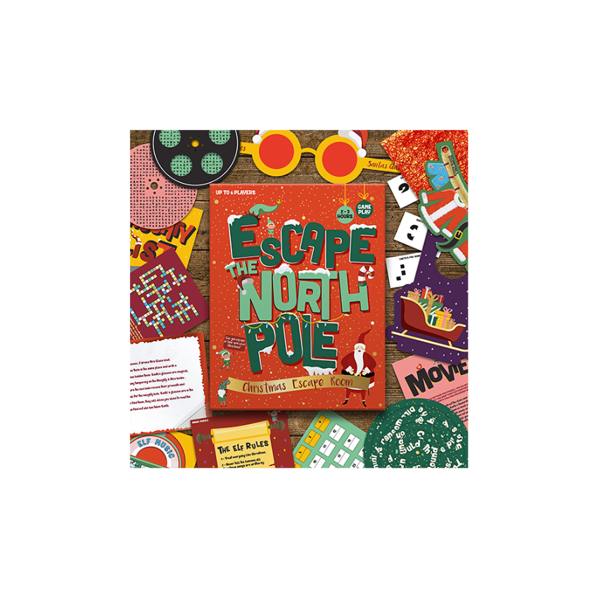 Gift Republic - Escape the North Pole - Christmas Escape Room Board Game