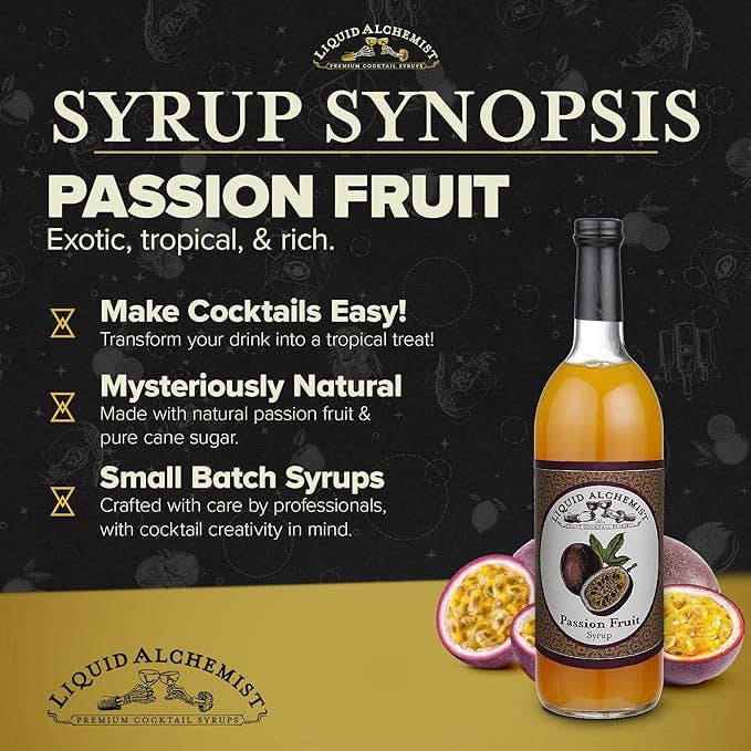 Liquid Alchemist Syrups - Passion Fruit Cocktail Syrup: 150ml