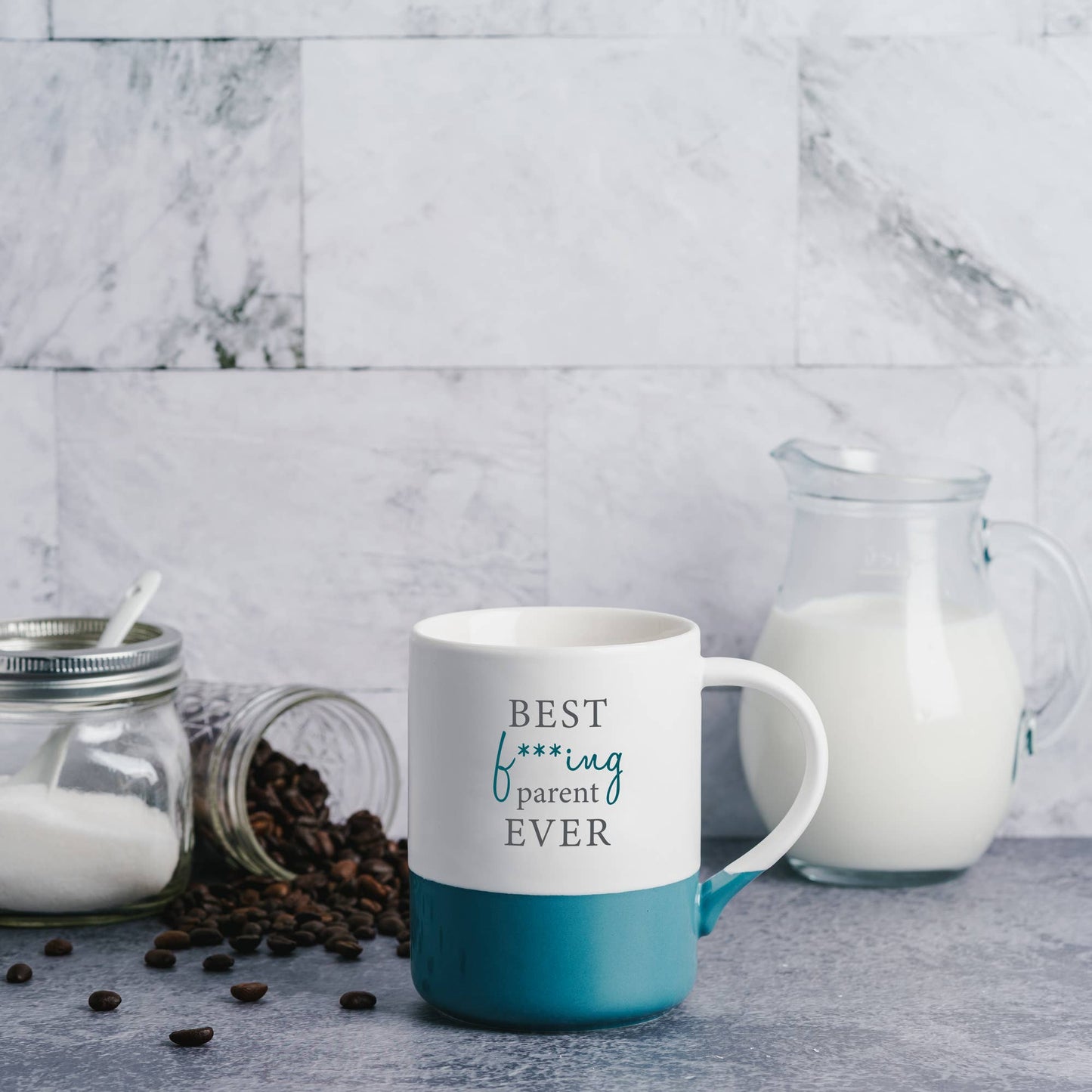 "Best Parent" 18 oz Stoneware Mug - A Heartwarming Gift