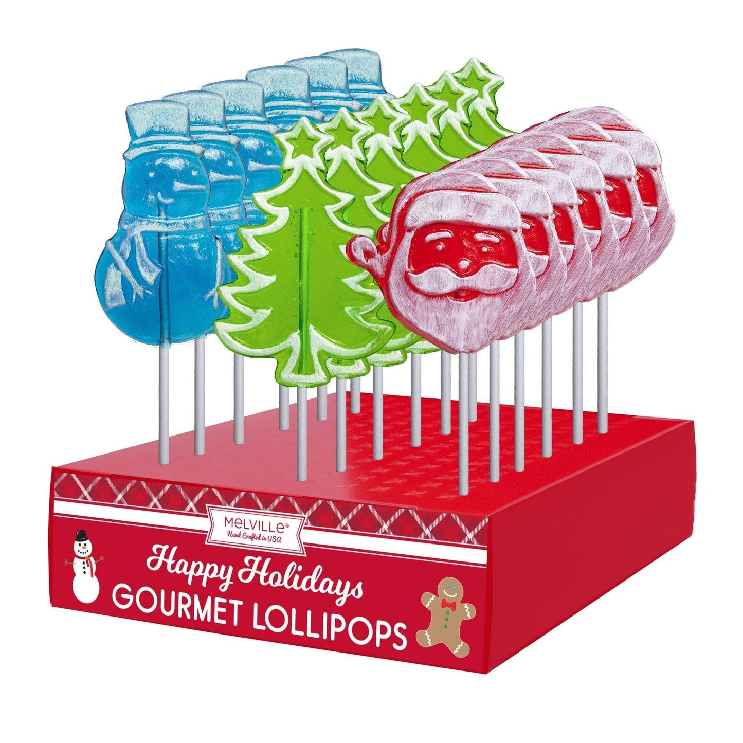 Melville Candy Company - Frosted Holiday Lollipops