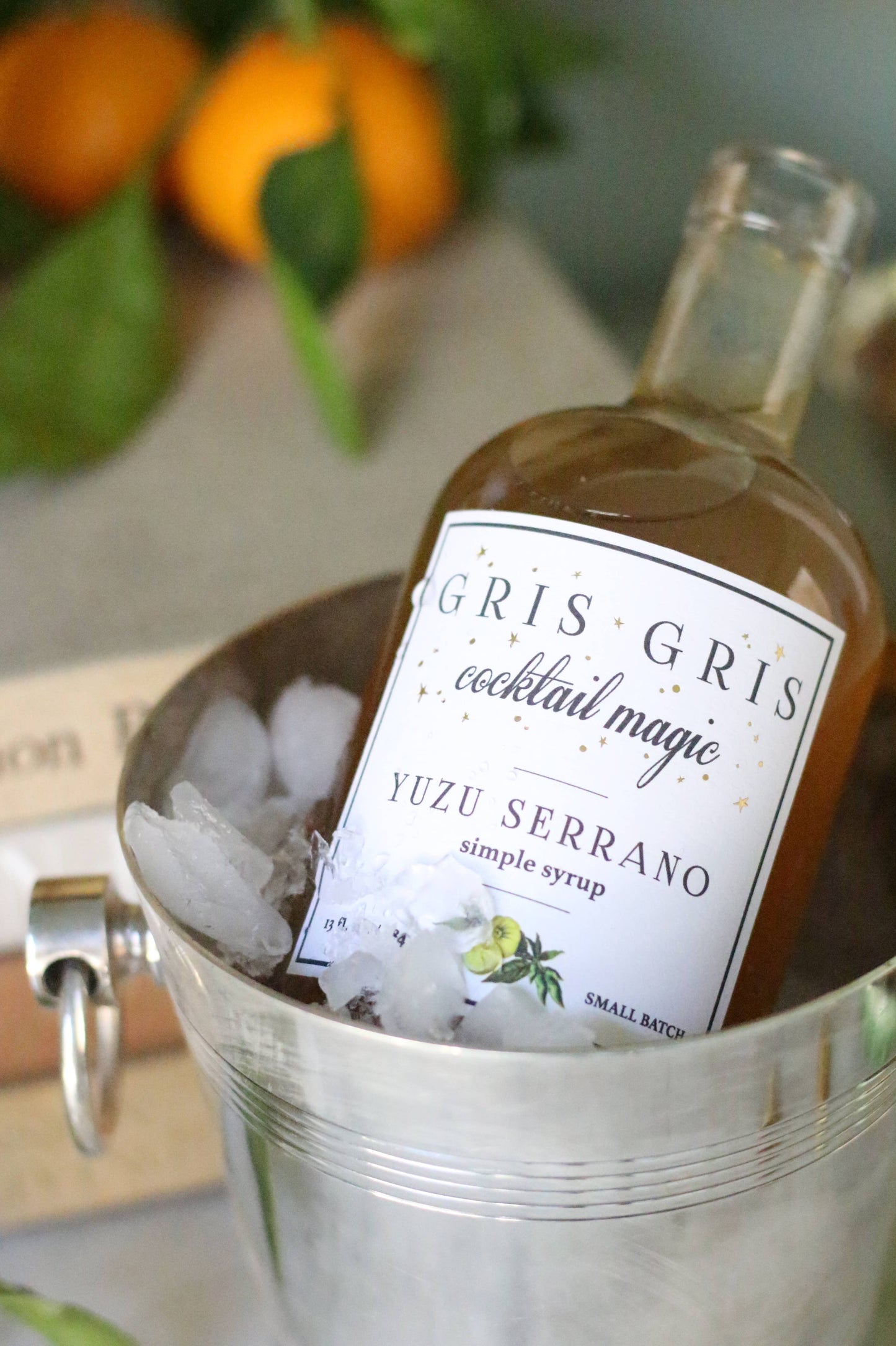 Yuzu Serrano Simple Syrup
