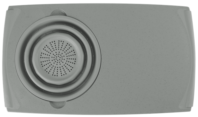 Dexas - Over The Sink Strainer Board: Bone with PlolyFlax / 11.5"x20"