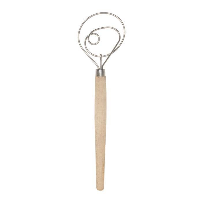 Dough Whisk – 12in Stainless Steel Bread & Batter Mixer