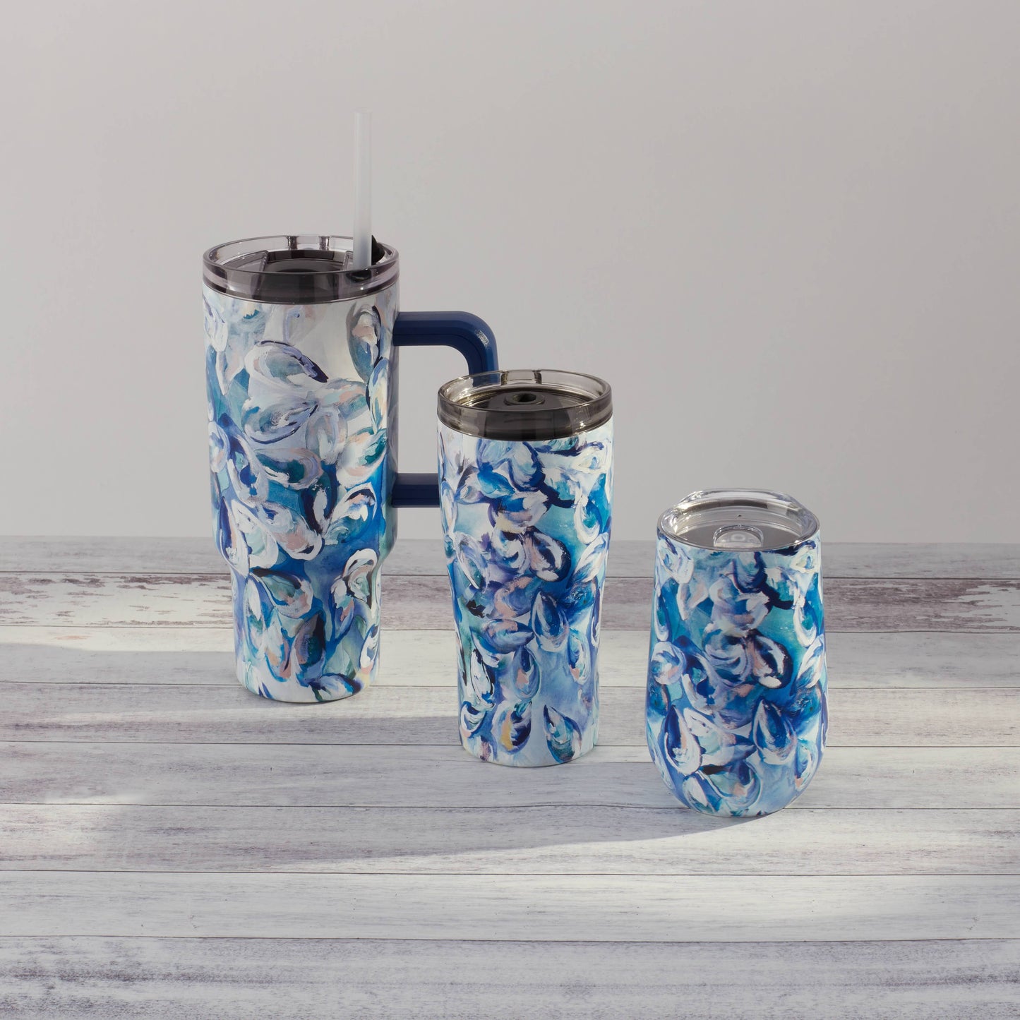 Kim Hovell Art - 20oz Coffee Tumbler - Azul Oysters: Default Title