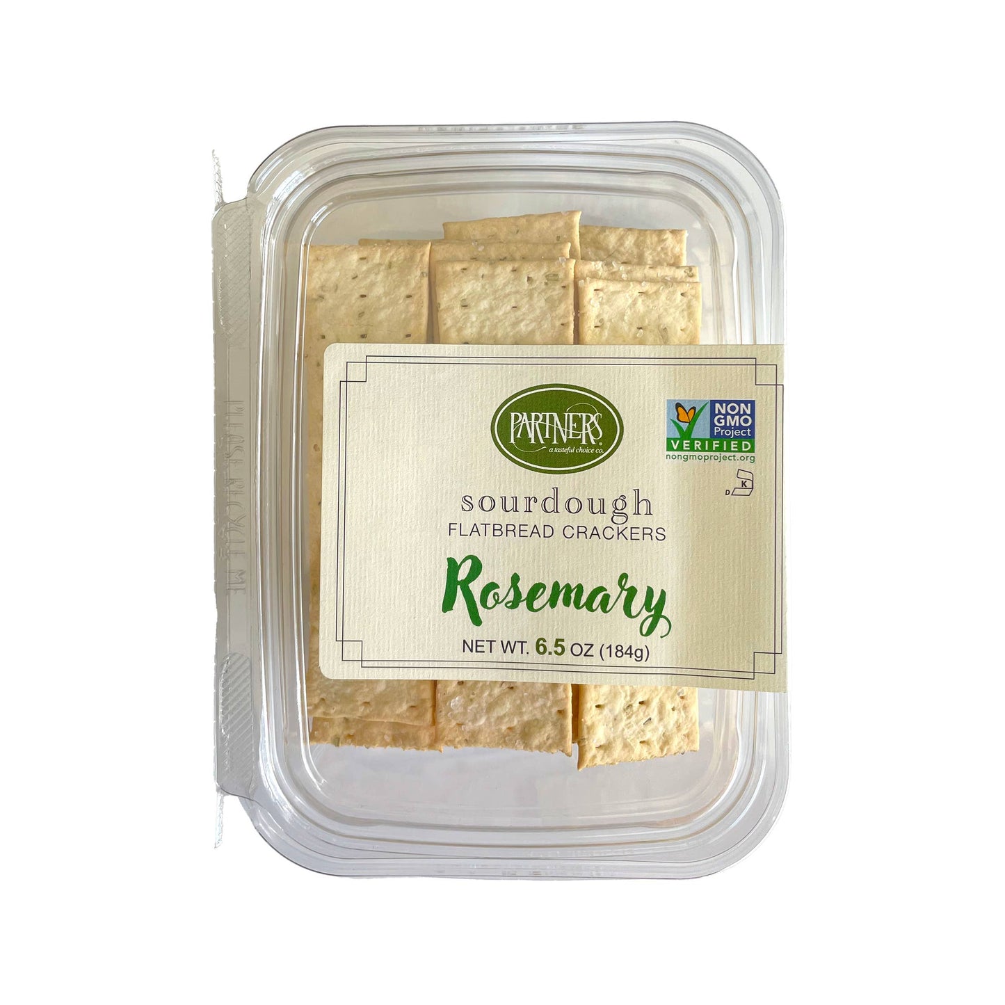 Partners Crackers - Partners Sourdough Rosemary Flatbread Crackers