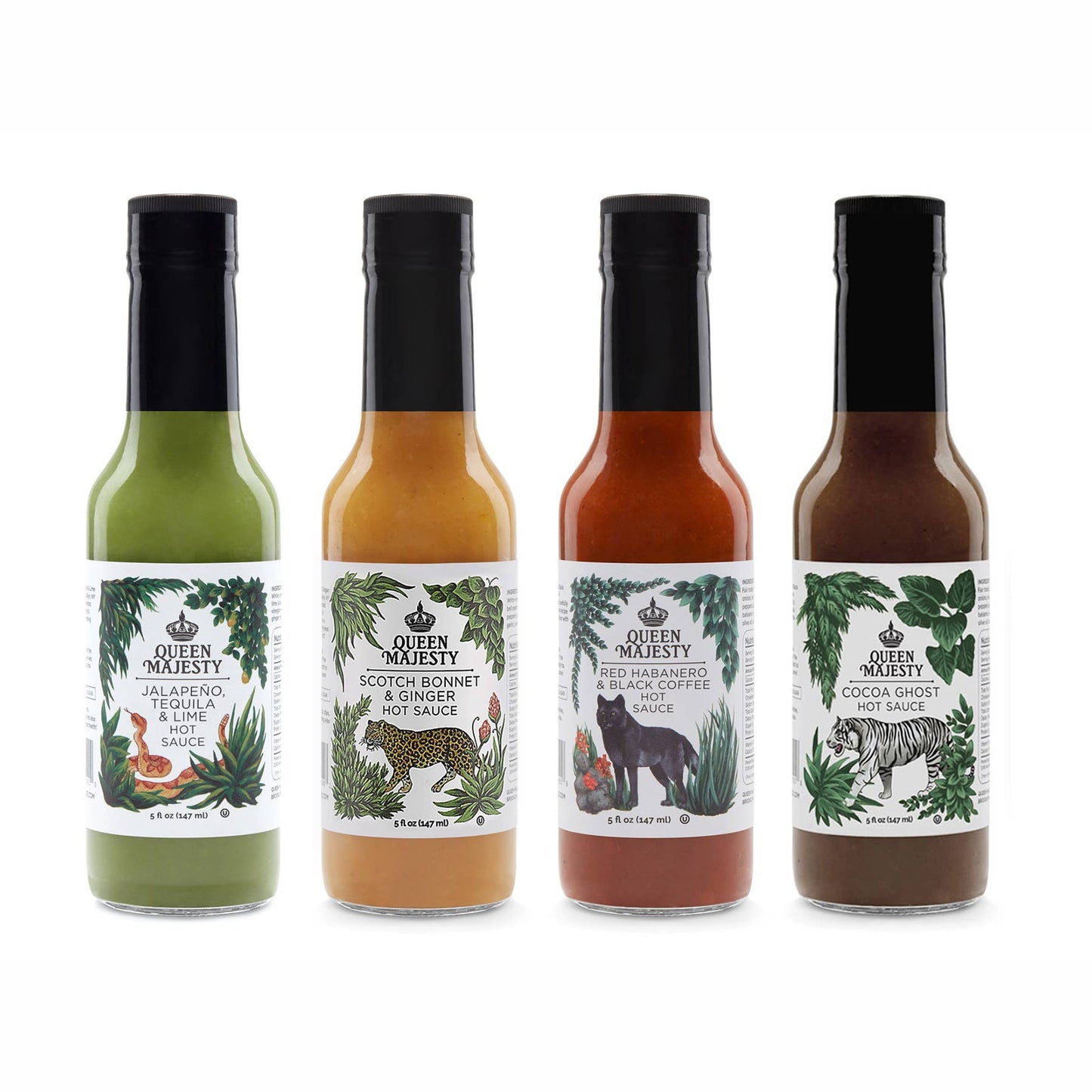 Queen Majesty Hot Sauce | 5oz Hot Sauce Set