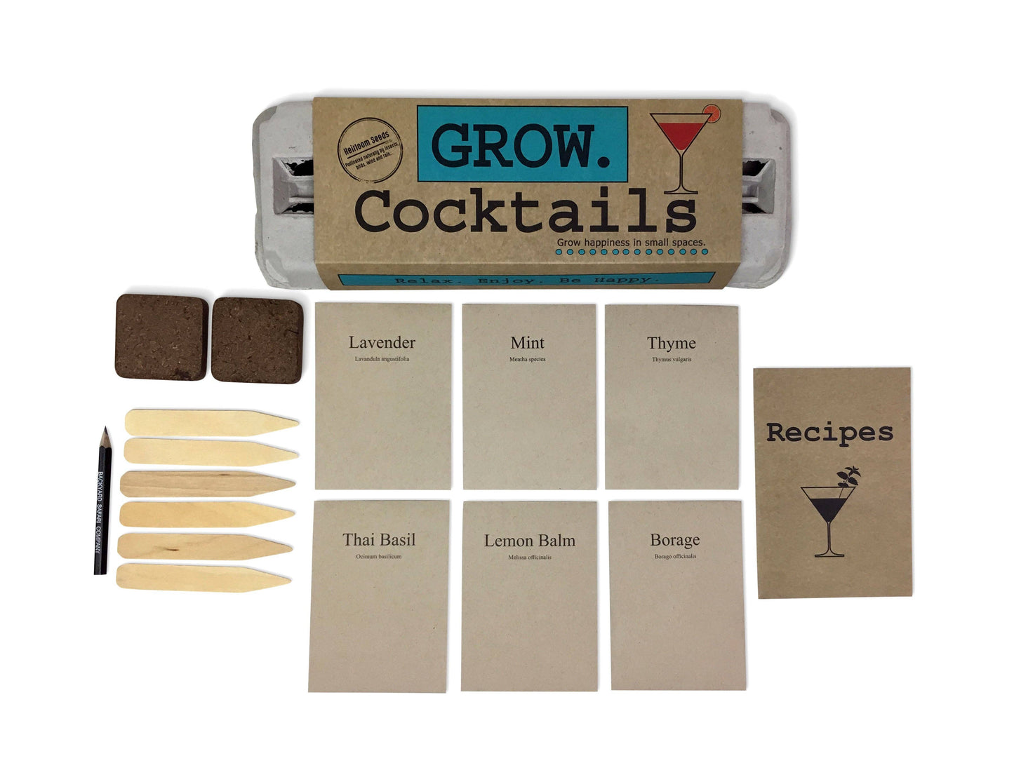 Backyard Safari Company - Cocktail Garden Grow Kit