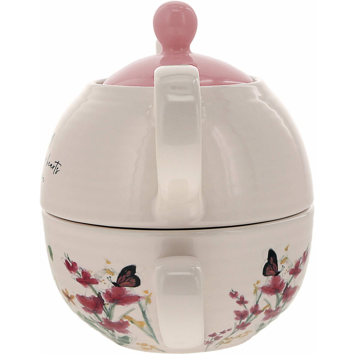 "Mom" Tea for One Set - 14.5 oz Teapot & 10 oz Cup