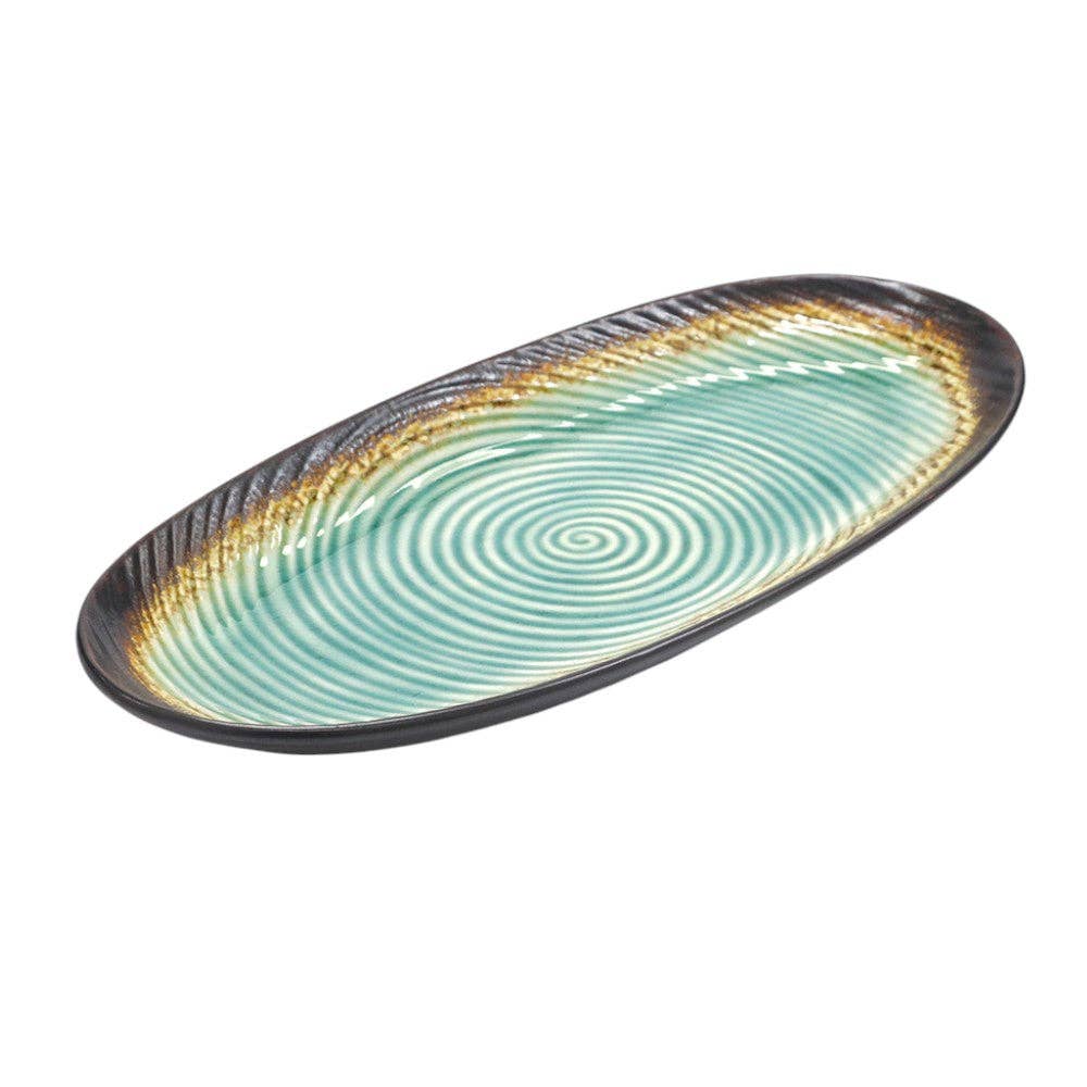 Midori Kannyu 16.25"L Oblong Shape Serving Platter
