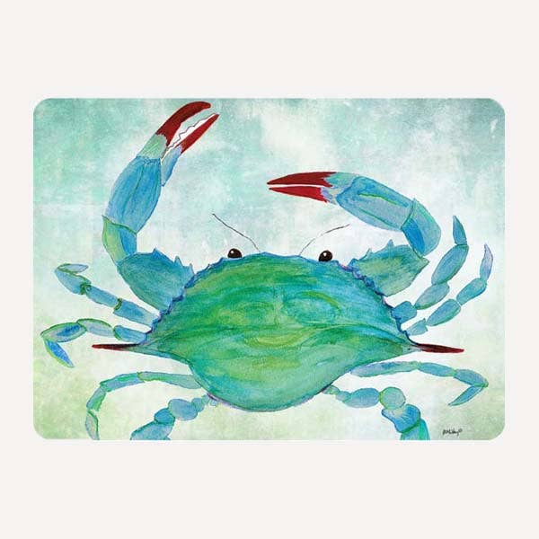 Clawdia Crab Glass Cutting Board