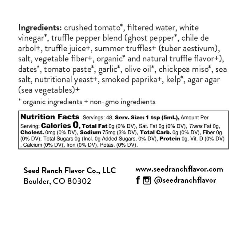 Seed Ranch Flavor Co - Truffle Hound Hot Sauce