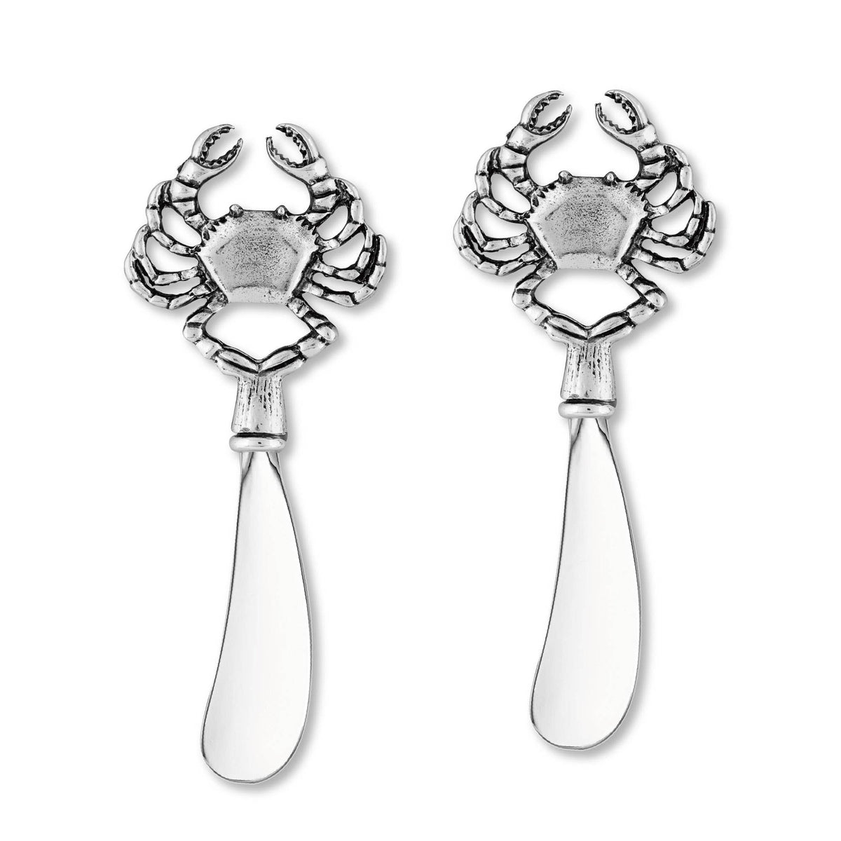 2-Piece Crab Zinc Cheese Spreader