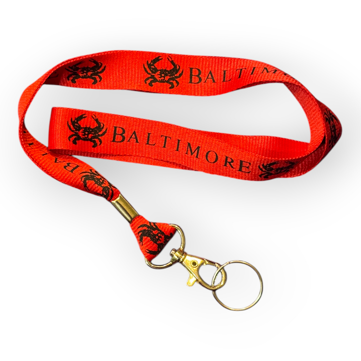 Baltimore Crab Lanyard- Red