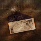 Benne Bar - Bourbon Smoked Benne Seeds, Dark Chocolate | Bourbon Barrel Foods